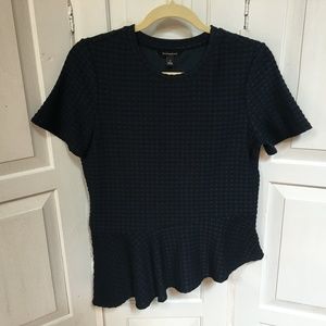 Banana Republic Asymmetrical Blue Top